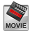 File Movie Clip Icon 32x32 png